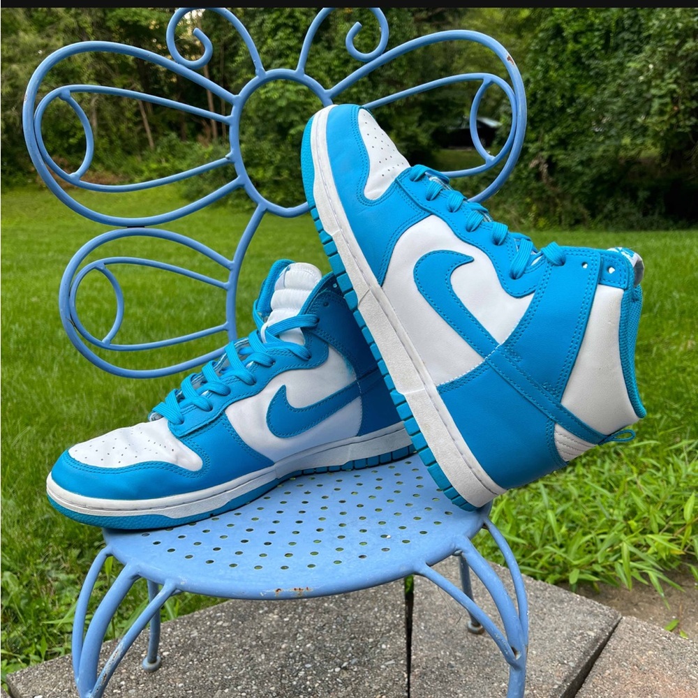 Nike Dunk High Laser Blue Sz10 Mens